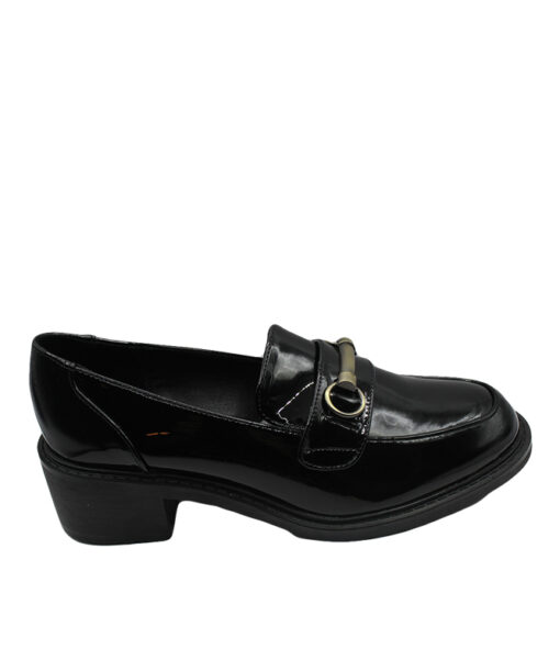 Alternative view of ENVIE SHOES-MOCCASINS (V36-18288-34)-BLACK