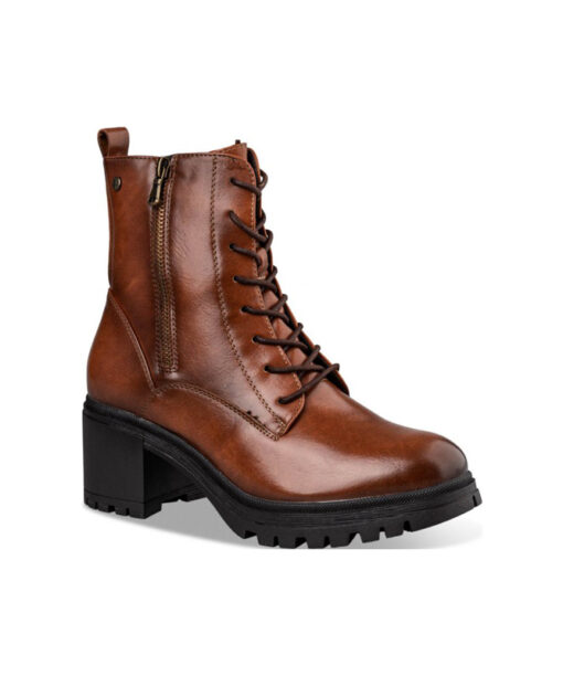 Miss NV-COMBAT BOOTS (V63-18152-26)-CAMEL