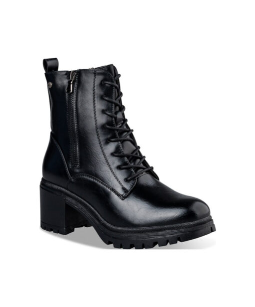 Miss NV-COMBAT BOOTS (V63-18152-34)-BLACK