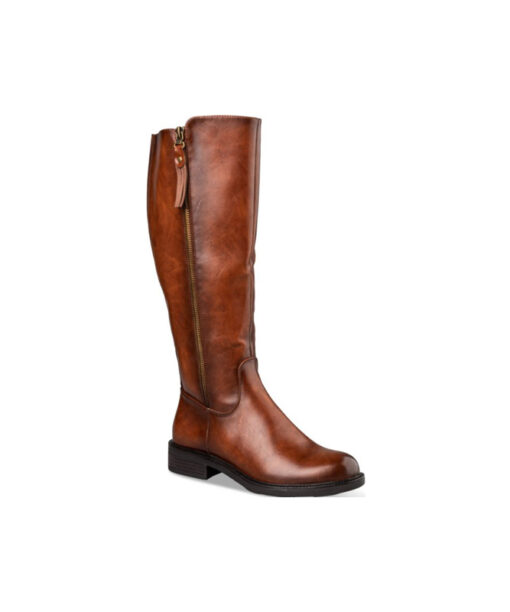 Miss NV-RIDING KNEE-HIGH BOOTS (V63-18157-26)-CAMEL