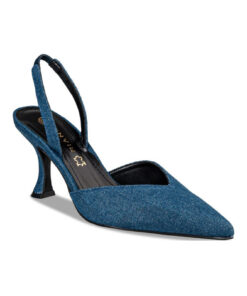 ENVIE SHOES-SATIN SLINGBACK PUMPS (E02-18021-144)-JEANS
