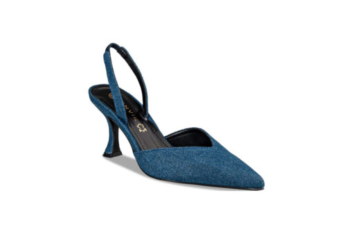 ENVIE SHOES-SATIN SLINGBACK PUMPS (E02-18021-144)-JEANS