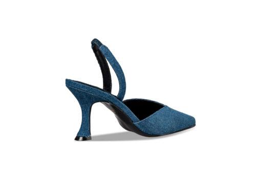 ENVIE SHOES-SATIN SLINGBACK PUMPS (E02-18021-144)-JEANS - Image 3