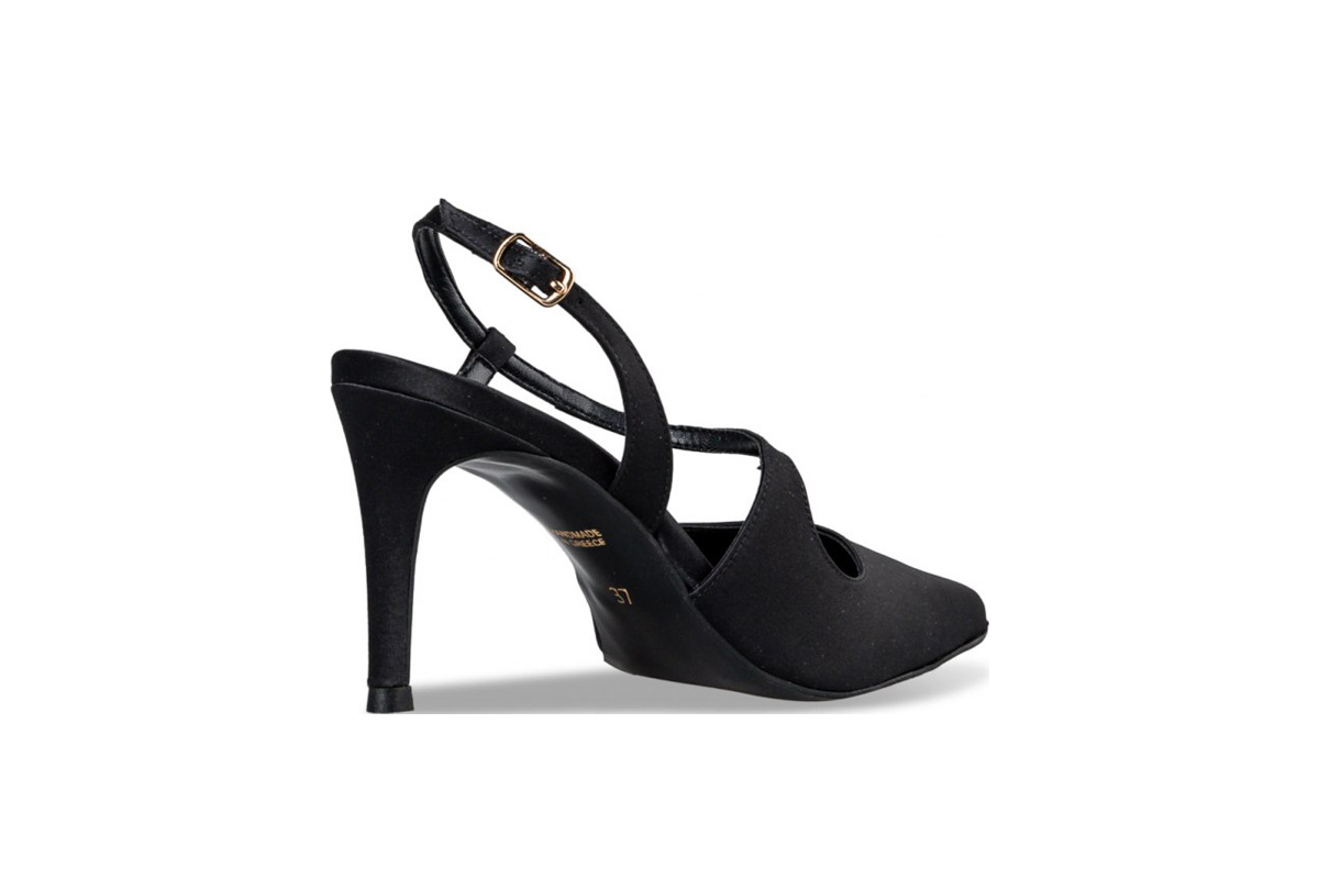 ENVIE SHOES-SATIN STILETTO PUMPS (E02-18052-34)-BLACK - Image 3
