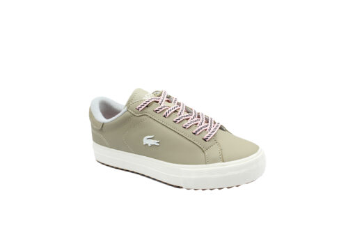 LACOSTE-POWERCOURT WNTR 223 1 SFA (46SFA0071BW7)-LT-BRW-OFF-WHT