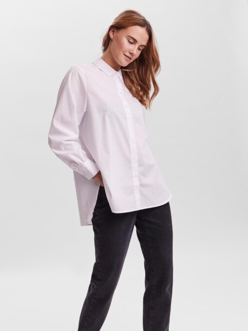VERO MODA-VMELLA (10264952)-BRIGHT-WHITE - Image 6