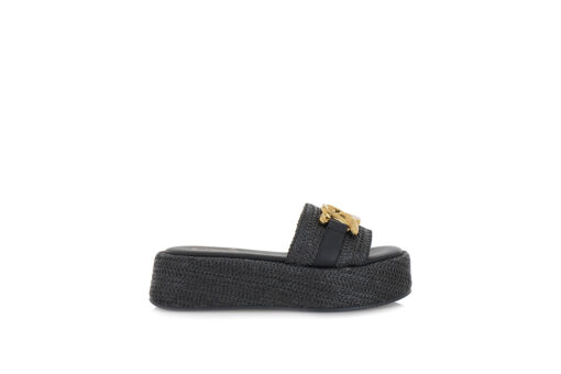 EXE (S434S7463H23)-BLACK RAFFIA WEAVE - Image 2