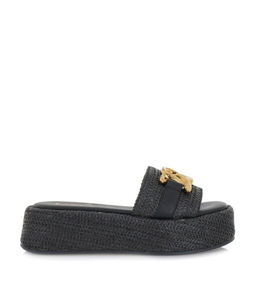 Alternative view of EXE (S434S7463H23)-BLACK RAFFIA WEAVE
