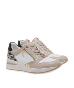 RENATO GARINI (S119R88421A9)-BEIGE-WHITE-BEIGE SNAKE
