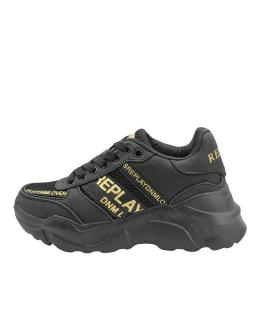 Alternative view of REPLAY-VANESSA TAPE (GWS7Z-000-C0007S-0006)-BLACK-GOLD