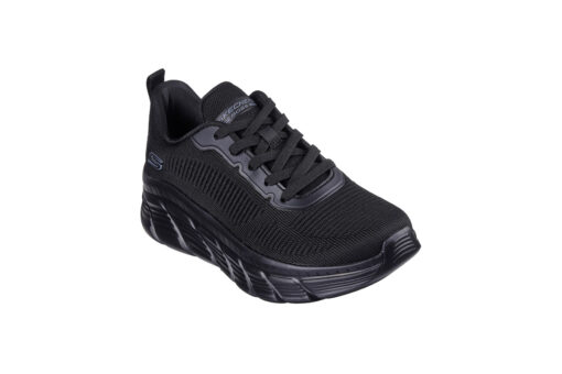 SKECHERS-BOBS-B-FLEX-HI (117385-BBK)-BLACK