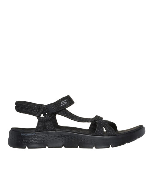 SKECHERS-GO-WALK-FLEX-SANDAL (141451-BBK)-BLACK