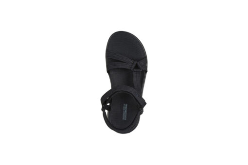 SKECHERS-GO-WALK-FLEX-SANDAL (141451-BBK)-BLACK - Image 3