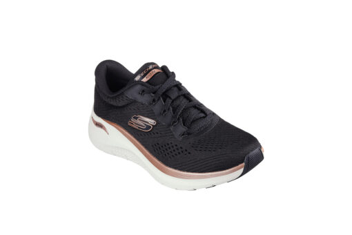 SKECHERS-ARCH-FIT-2.0 (150067-BKRG)-BLACK-PINK GOLD