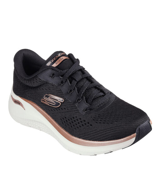 SKECHERS-ARCH-FIT-2.0 (150067-BKRG)-BLACK-PINK GOLD