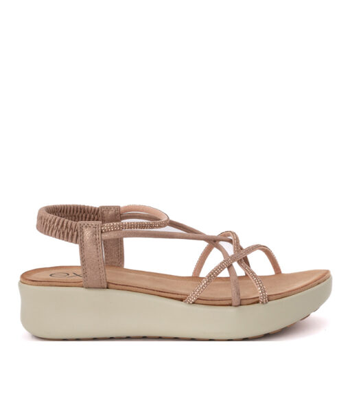 Alternative view of EXE (S489Q9913E95)-PINK-GOLD-STRASS