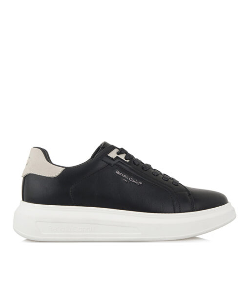 Alternative view of RENATO GARINI-MARCELLO 711 (S570071032A4)-BLACK-ICE NUBUCK-WHITE OUTSOLE