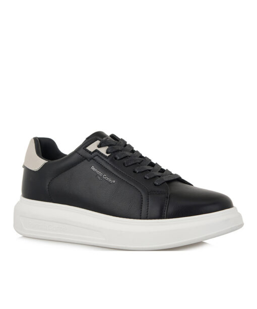 RENATO GARINI-MARCELLO 711 (S570071032A4)-BLACK-ICE NUBUCK-WHITE OUTSOLE