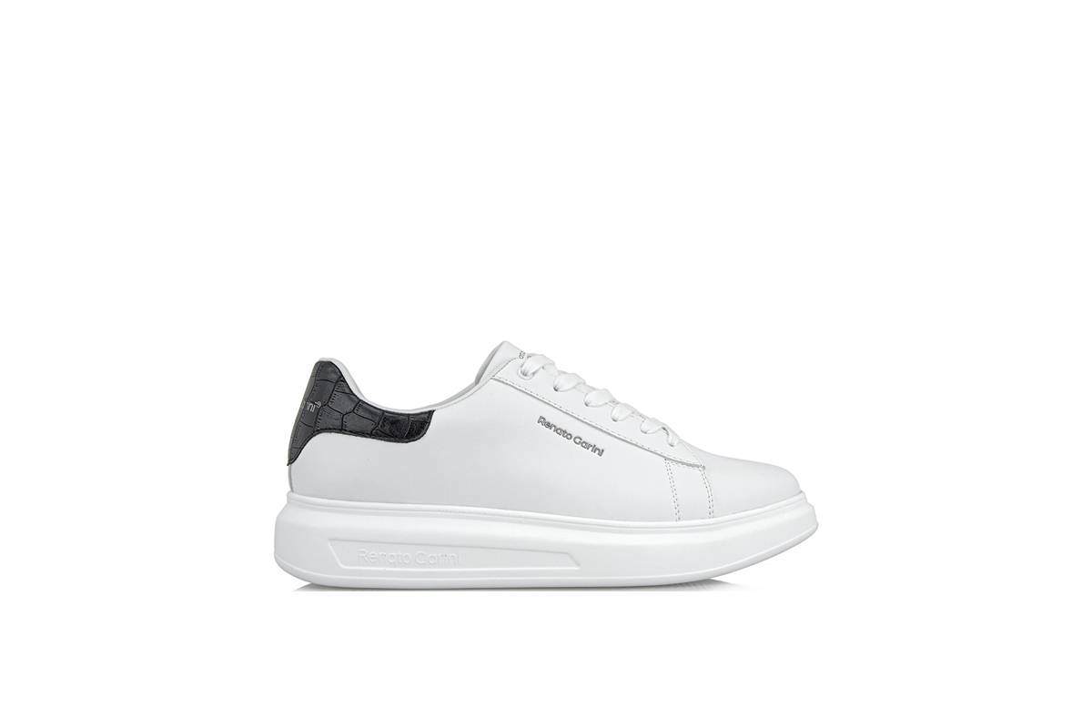 RENATO GARINI-MARCELLO-724 (S5700720375N)-WHITE-BLACK CROCO-WHITE OUTSOLE - Image 2
