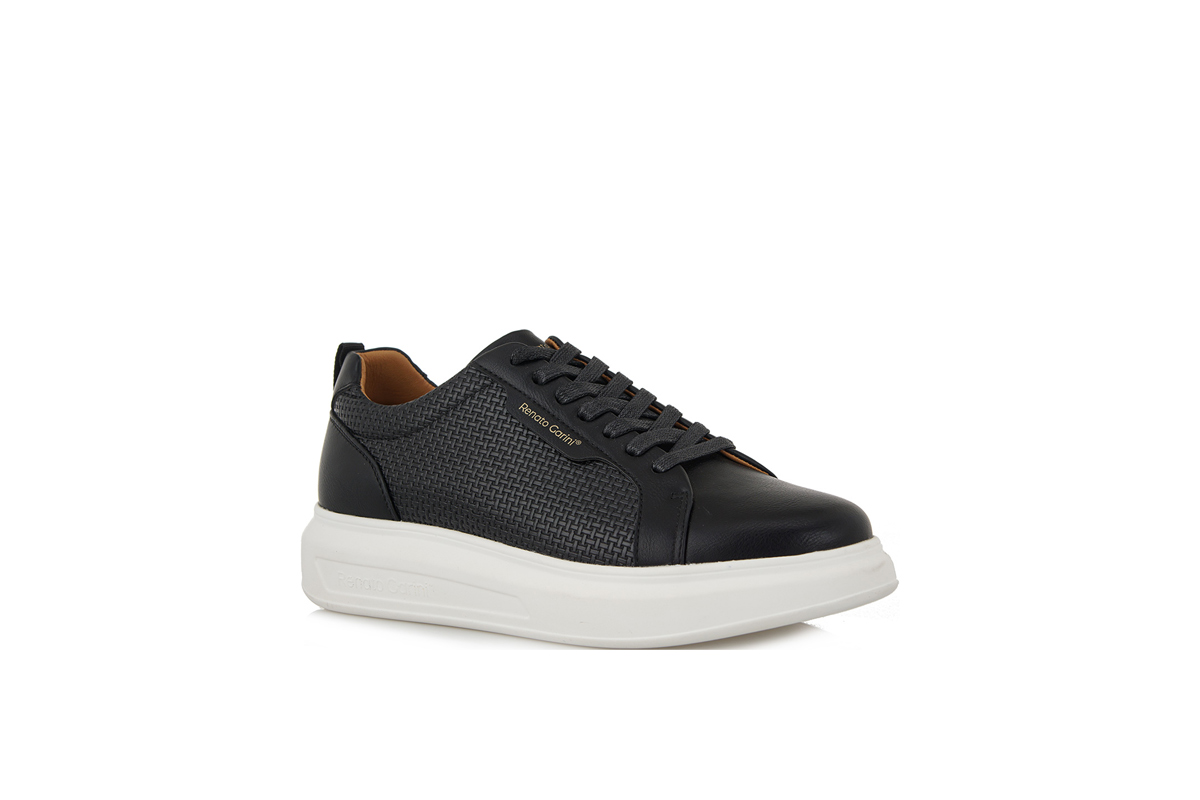 RENATO GARINI-MARCELLO-9-028 (S57009283574)-BLACK-BLAK KNIT-WHITE OUTSOLE