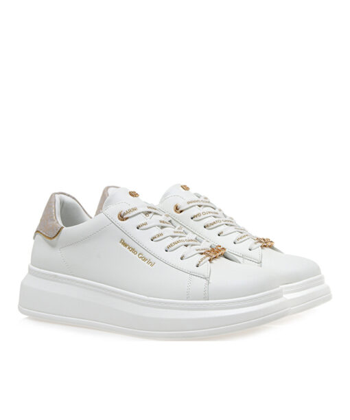 RENATO GARINI (S119R166208E)-WHITE BEIGE GOLD STA