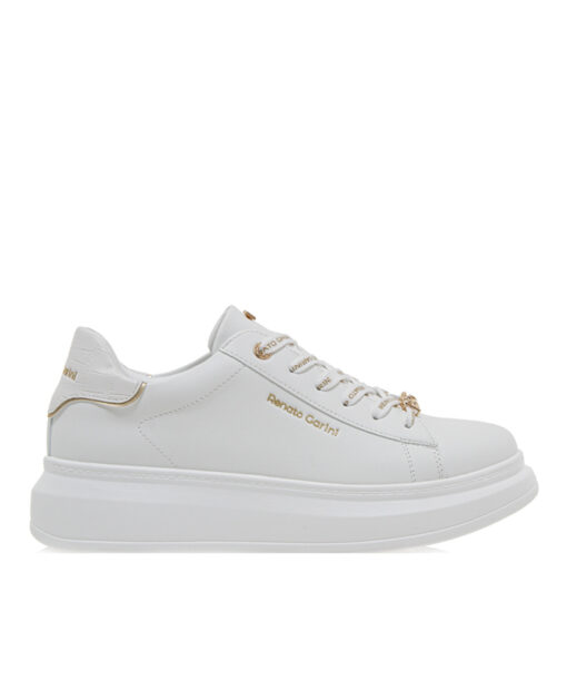 Alternative view of RENATO GARINI (S119R166249B)-WHITE-WHITE CROCO