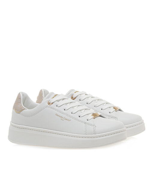 RENATO GARINI (S157Q612208E)-WHITE LT GOLD STAMP