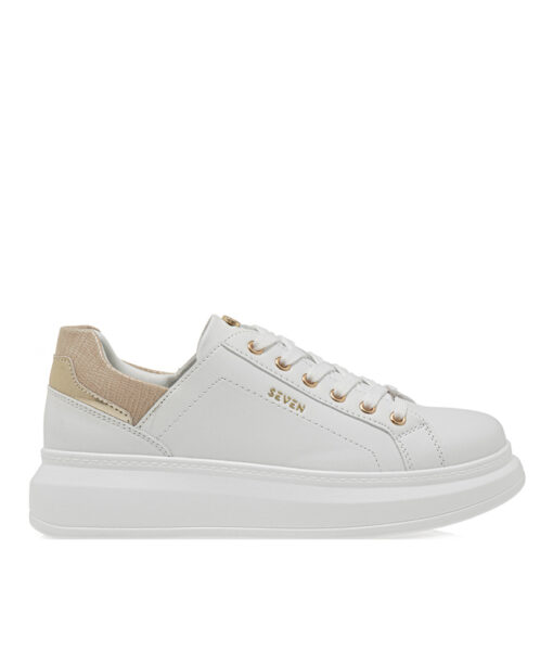 Alternative view of SEVEN (S119R00420A9)-WHITE-BEIGE LIZARD