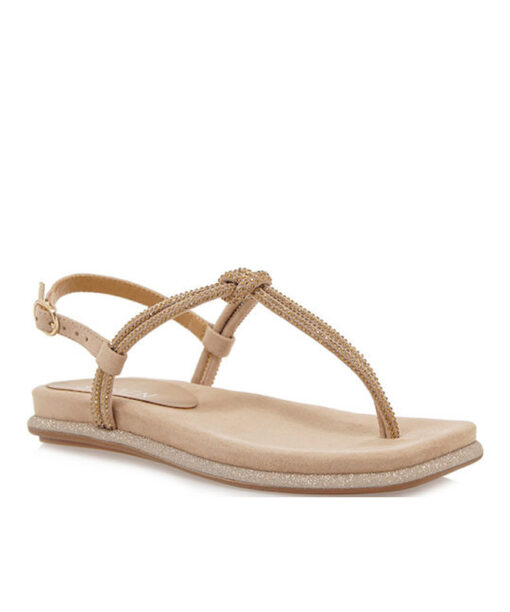 SEVEN (S407Y80015C6)-BEIGE-LT GOLD STR