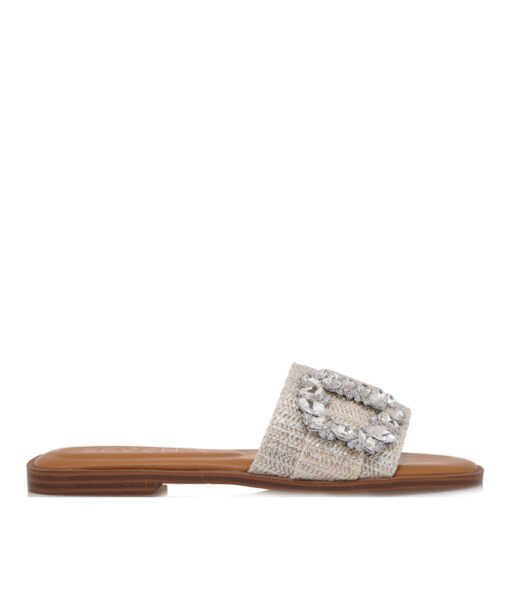 Alternative view of SEVEN (S421A27710C6)-SILVER RAFFIA