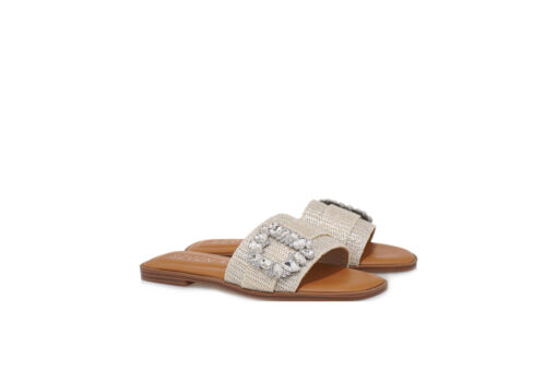 SEVEN (S421A27710C6)-SILVER RAFFIA