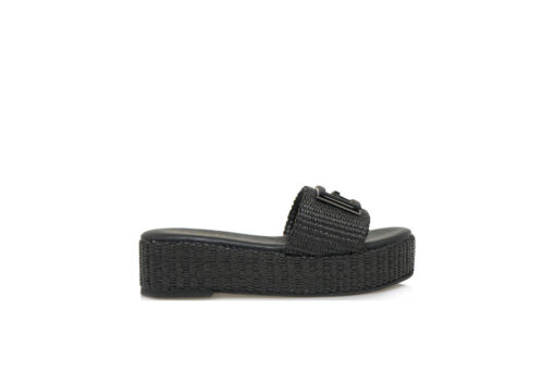 SEVEN (S439W2132H23)-BLACK RAFFIA-BLK - Image 2