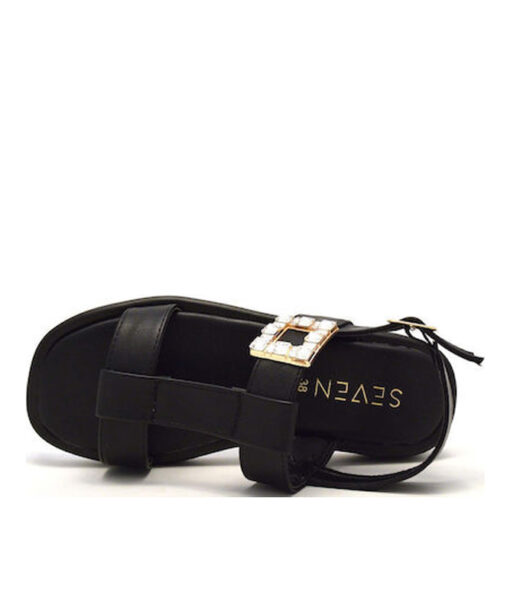 Alternative view of SEVEN (S468D7312001)-BLACK-CLEAR STONES