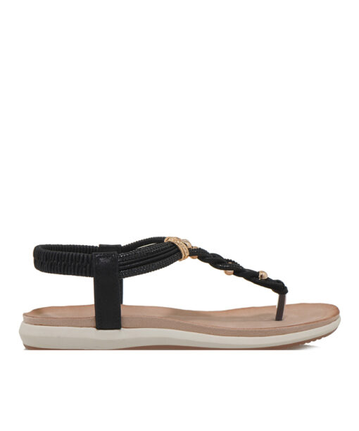 Alternative view of SEVEN (S489Q90425B4)-BLACK-STRASS-GOLD