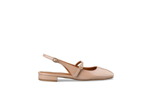 ENVIE SHOES-SLINGBACK BALLET FLATS (E02-19002-90)-NUDE - Image 2