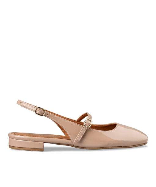 Alternative view of ENVIE SHOES-SLINGBACK BALLET FLATS (E02-19002-90)-NUDE