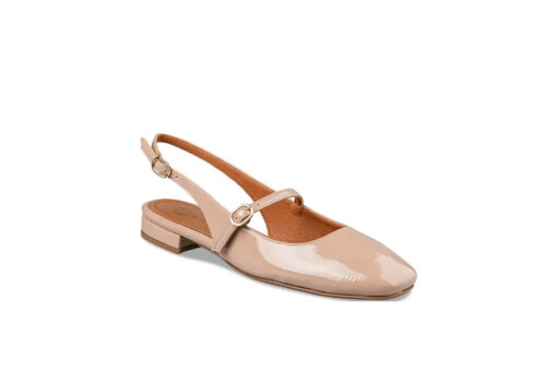 ENVIE SHOES-SLINGBACK BALLET FLATS (E02-19002-90)-NUDE