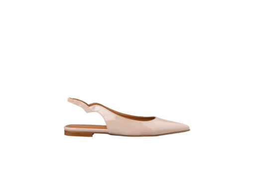 ENVIE SHOES-POINTY SLINGBACK BALLERINAS (E02-19014-90)-NUDE - Image 2