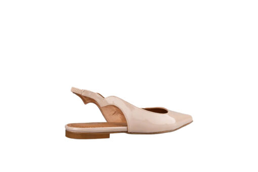 ENVIE SHOES-POINTY SLINGBACK BALLERINAS (E02-19014-90)-NUDE - Image 3