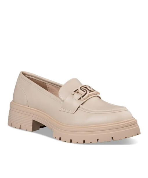 EVNIE SHOES-CHUNKY LOAFERS (E30-19227-36)-BEIGE