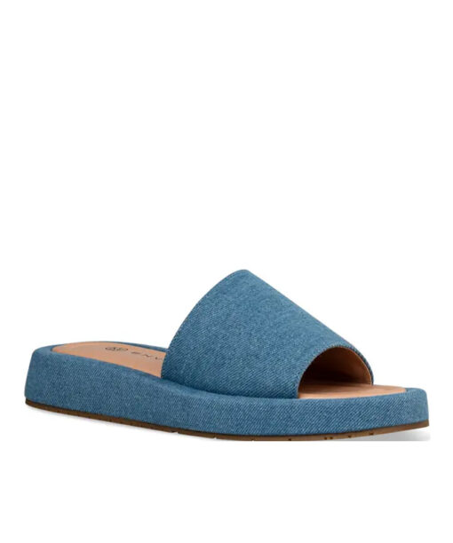 Alternative view of EVNIE SHOES-FLATFORM SANDALS (E42-19285-144)-JEANS