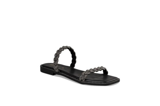 EVNIE SHOES-FLAT SANDALS (E96-19052-34)-BLACK