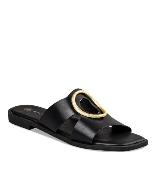 EVNIE SHOES-FLAT SANDALS (E96-19062-34)-BLACK
