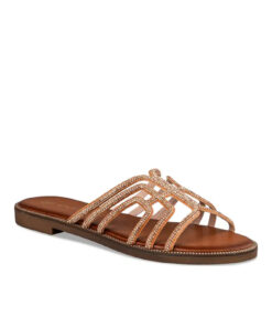 EVNIE SHOES-FLAT SANDALS (E96-19077-13)-ROSE-GOLD
