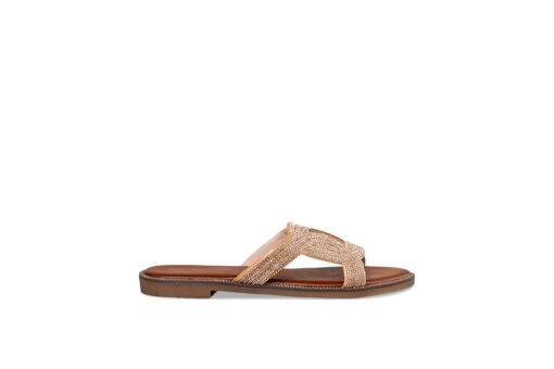 EVNIE SHOES-FLAT SANDALS (E96-19078-13)-ROSE-GOLD - Image 2