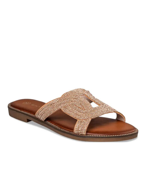 EVNIE SHOES-FLAT SANDALS (E96-19078-13)-ROSE-GOLD