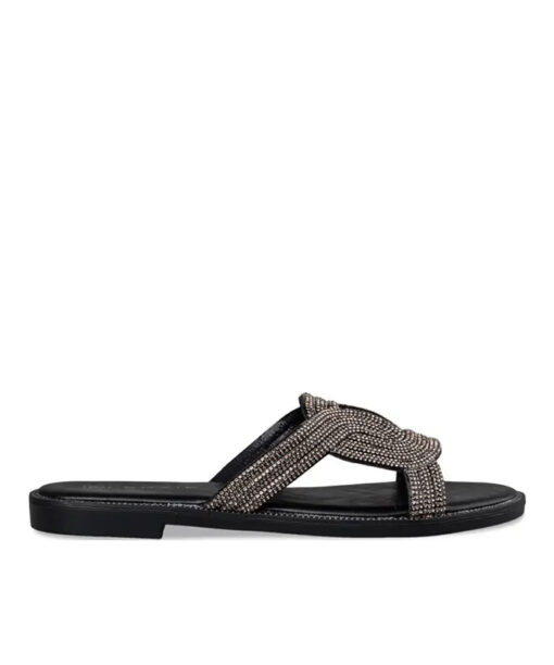 Alternative view of EVNIE SHOES-FLAT SANDALS (E96-19078-34)-BLACK