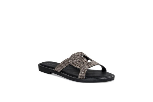 EVNIE SHOES-FLAT SANDALS (E96-19078-34)-BLACK