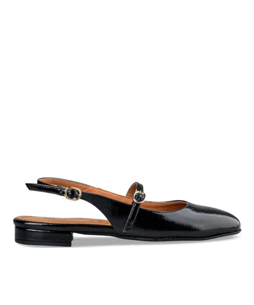 Alternative view of ENVIE SHOES-SLINGBACK BALLET FLATS (E02-19002-34)-BLACK
