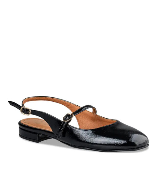 ENVIE SHOES-SLINGBACK BALLET FLATS (E02-19002-34)-BLACK